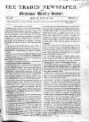 Trades' Free Press Sunday 31 July 1825 Page 1