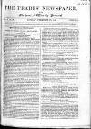 Trades' Free Press Sunday 26 February 1826 Page 1