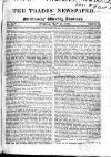 Trades' Free Press Sunday 21 May 1826 Page 1