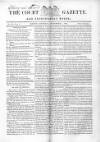 Court Gazette and Fashionable Guide Saturday 01 September 1838 Page 1