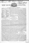 New Court Gazette Saturday 11 April 1840 Page 1