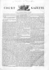 New Court Gazette Saturday 21 January 1843 Page 1