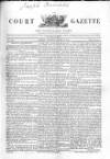 New Court Gazette Saturday 18 March 1843 Page 1