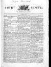 New Court Gazette Saturday 13 May 1843 Page 1