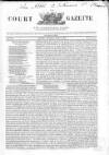 New Court Gazette Saturday 29 June 1844 Page 1