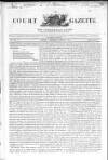 New Court Gazette Saturday 26 April 1845 Page 1