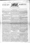 New Court Gazette Saturday 07 March 1846 Page 1