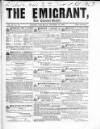 Emigrant and the Colonial Advocate Saturday 14 October 1848 Page 1