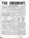 Emigrant and the Colonial Advocate Saturday 30 December 1848 Page 1