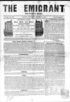 Emigrant and the Colonial Advocate Saturday 06 October 1849 Page 1