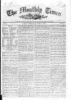 Monthly Times Wednesday 07 April 1847 Page 1