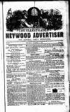 Heywood Advertiser Saturday 03 November 1855 Page 1