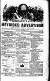 Heywood Advertiser Saturday 08 December 1855 Page 1