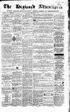 Heywood Advertiser Saturday 18 September 1858 Page 1