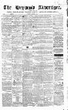 Heywood Advertiser Saturday 09 October 1858 Page 1
