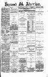 Heywood Advertiser Friday 11 March 1881 Page 1