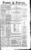 Heywood Advertiser Friday 12 December 1884 Page 1