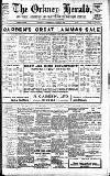 Orkney Herald, and Weekly Advertiser and Gazette for the Orkney & Zetland Islands Wednesday 06 August 1924 Page 1