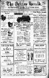 Orkney Herald, and Weekly Advertiser and Gazette for the Orkney & Zetland Islands Wednesday 30 October 1929 Page 1