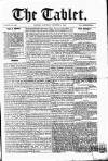 Tablet Saturday 09 October 1858 Page 1