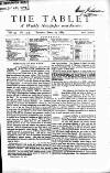 Tablet Saturday 24 April 1869 Page 1