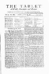 Tablet Saturday 13 January 1872 Page 1