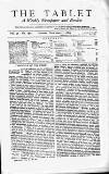 Tablet Saturday 27 December 1873 Page 1