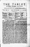 Tablet Saturday 28 March 1874 Page 1