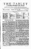 Tablet Saturday 15 March 1879 Page 1
