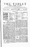 Tablet Saturday 13 August 1881 Page 1