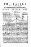 Tablet Saturday 15 March 1884 Page 1