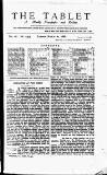 Tablet Saturday 20 March 1886 Page 1