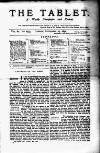 Tablet Saturday 24 September 1892 Page 1
