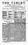 Tablet Saturday 25 November 1893 Page 1