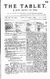 Tablet Saturday 07 November 1903 Page 1