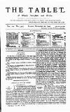 Tablet Saturday 21 November 1903 Page 1