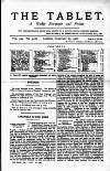 Tablet Saturday 23 February 1907 Page 1