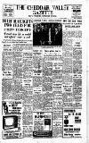 Cheddar Valley Gazette Friday 01 February 1963 Page 1