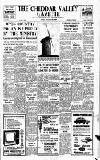 Cheddar Valley Gazette Friday 22 November 1963 Page 1