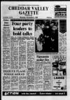 Cheddar Valley Gazette Thursday 06 November 1986 Page 1