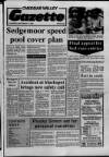 Cheddar Valley Gazette Thursday 15 September 1988 Page 1