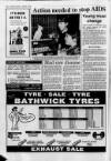 Cheddar Valley Gazette Thursday 01 December 1988 Page 12