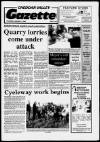 Cheddar Valley Gazette Thursday 05 January 1989 Page 1