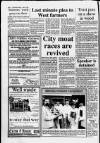 Cheddar Valley Gazette Thursday 22 June 1989 Page 12