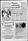 Cheddar Valley Gazette Thursday 13 July 1989 Page 22