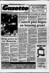 Cheddar Valley Gazette Thursday 25 January 1990 Page 1