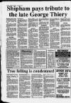 Cheddar Valley Gazette Thursday 25 January 1990 Page 16