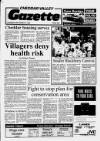 Cheddar Valley Gazette Thursday 27 September 1990 Page 1
