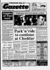 Cheddar Valley Gazette Thursday 01 November 1990 Page 1