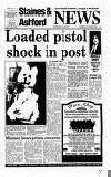 Staines & Ashford News Thursday 31 October 1996 Page 1